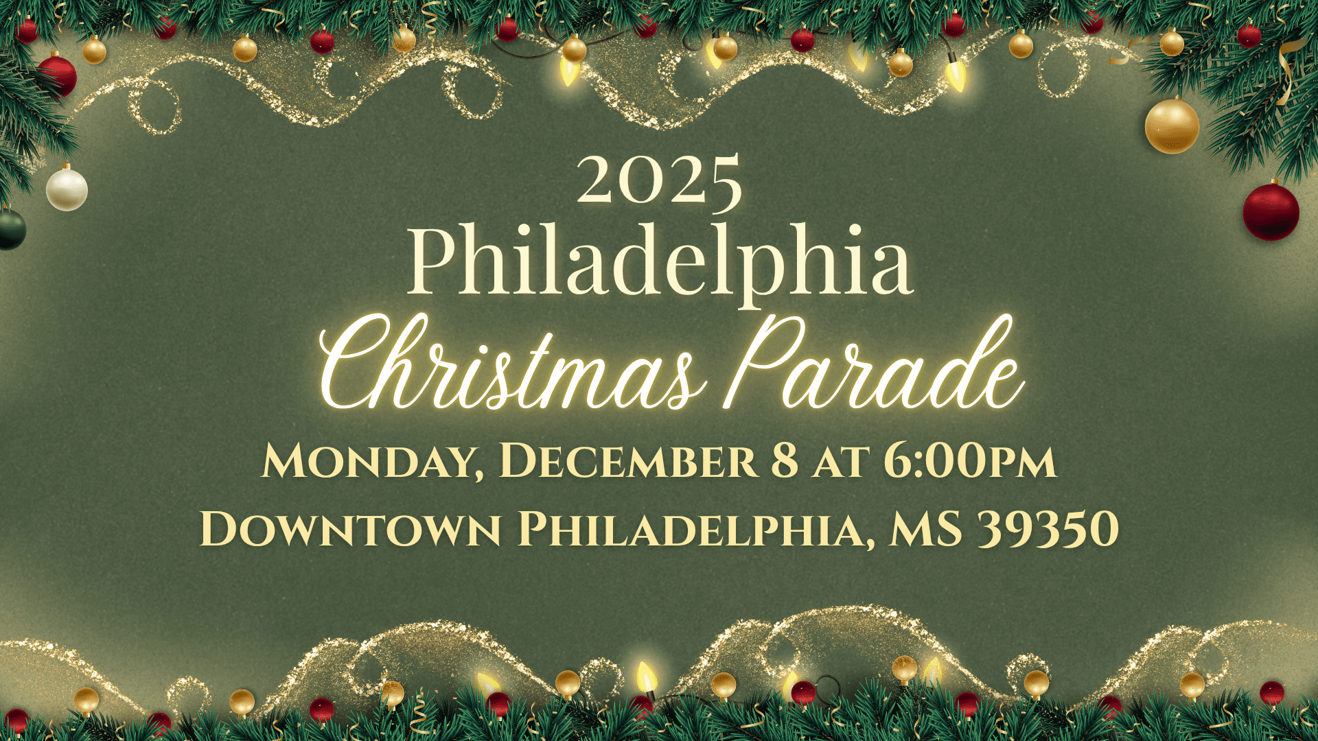 Christmas Parade FB event cover photo
